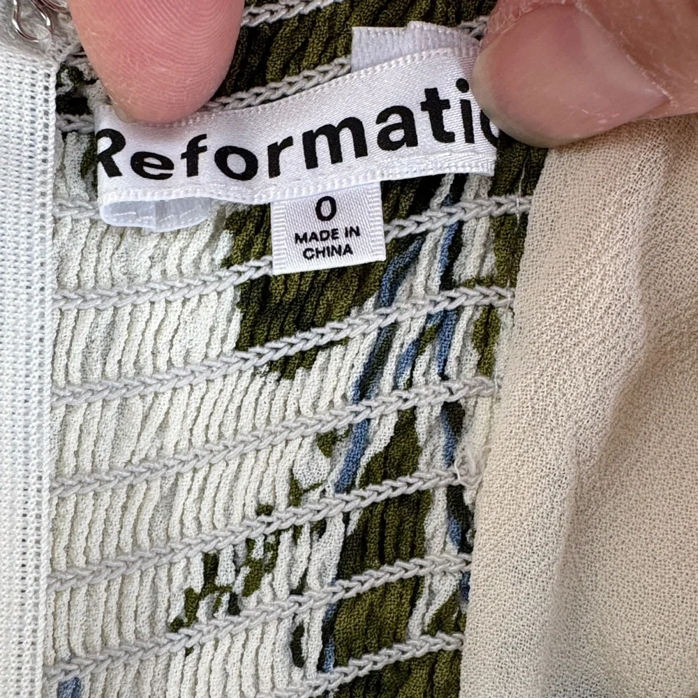 Reformation Floral Dress Size 0 - Picture 3 of 11